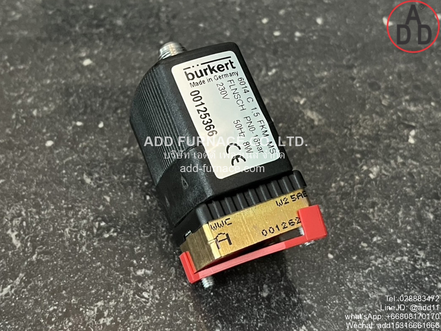 Burkert 6014 C 1,5 FKM MS (230V) (3)